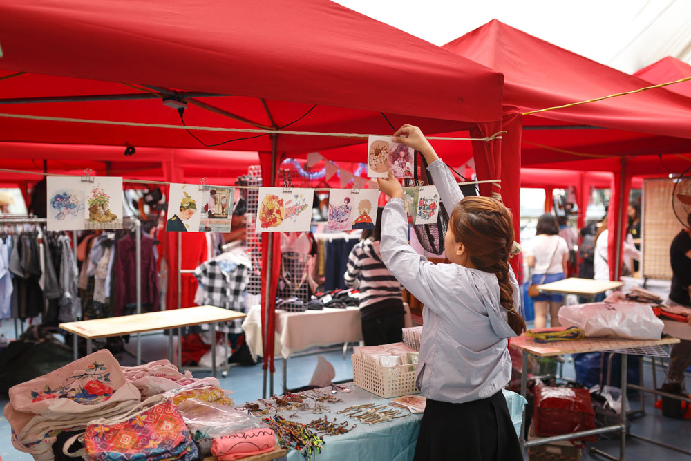 Girl at the market