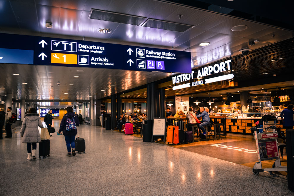 Shops at the airport
