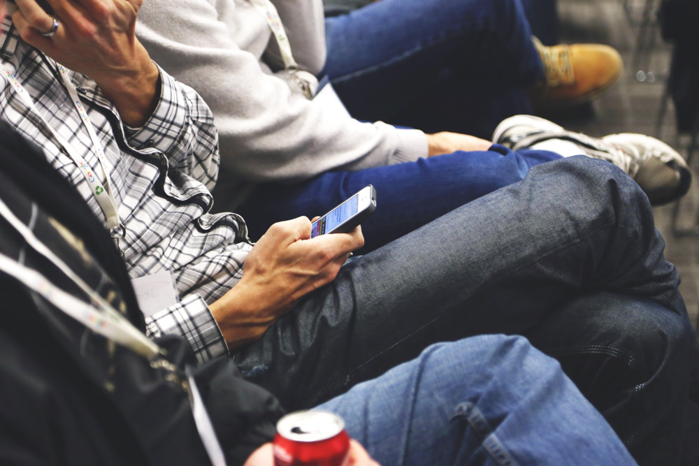 People sitting at the airport