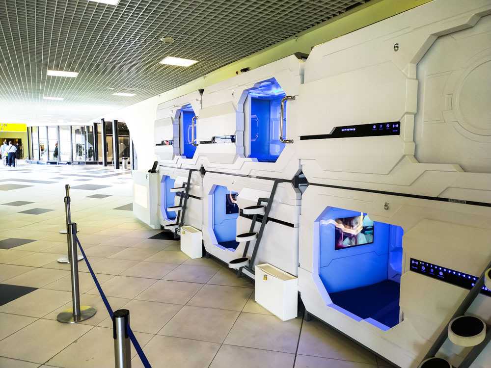 Airport sleeping pods: An alternative to hotels