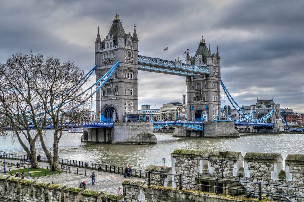 Tower Bridge in London, UK