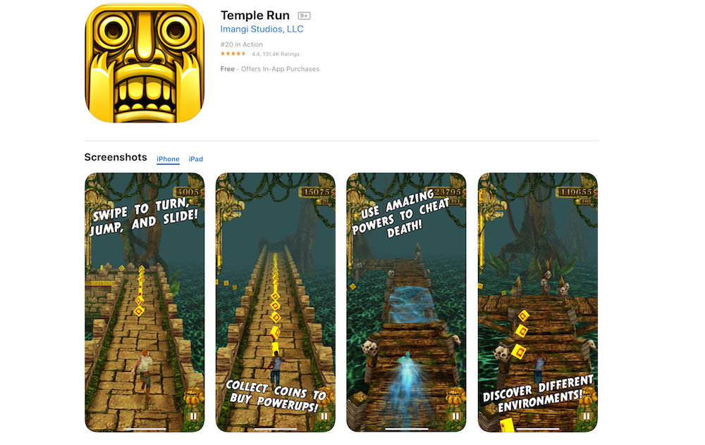 Temple Run screenshot