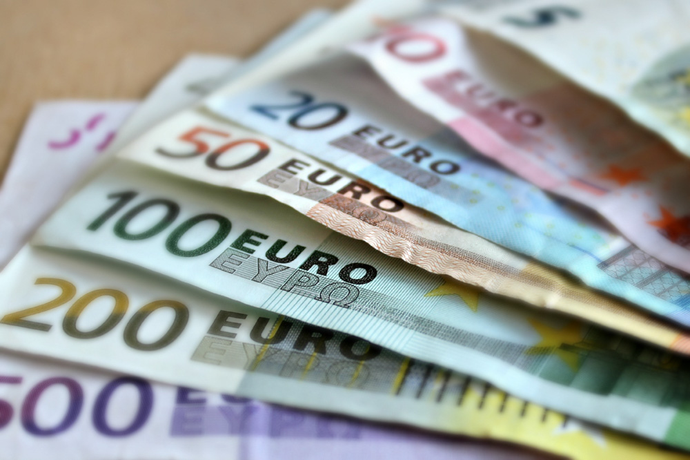 Euro bills