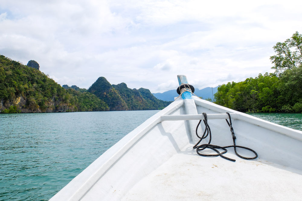 On a boat in Langkawi, Malaysia