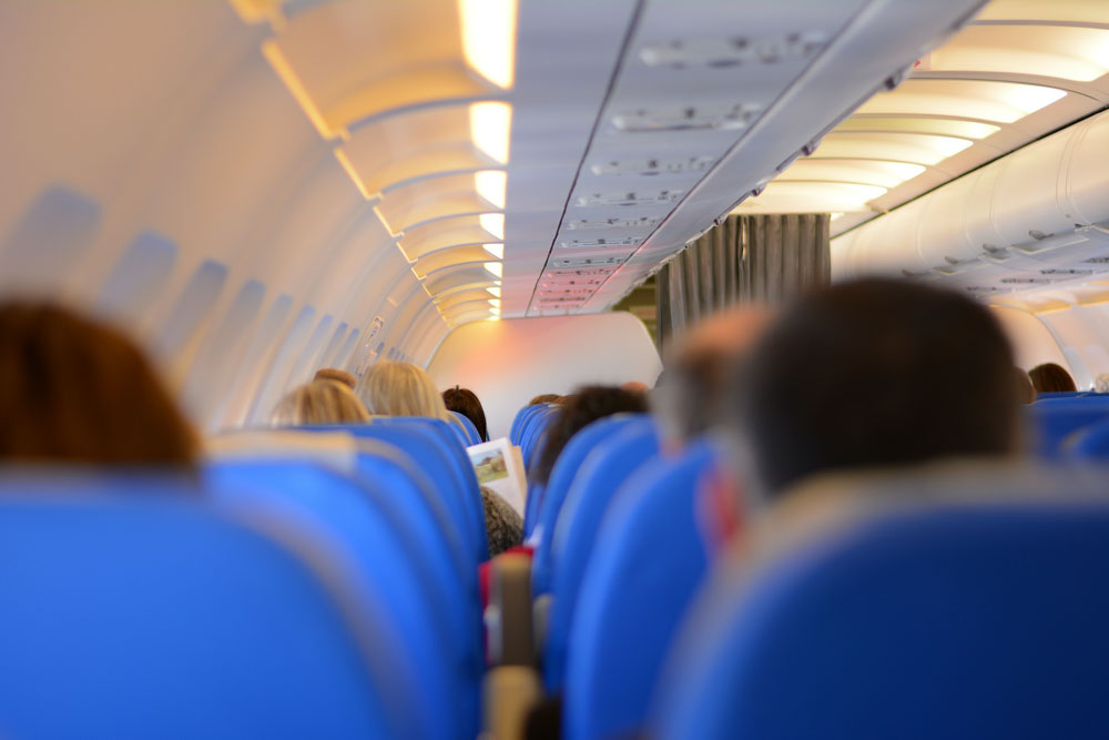 Passengers on the plane
