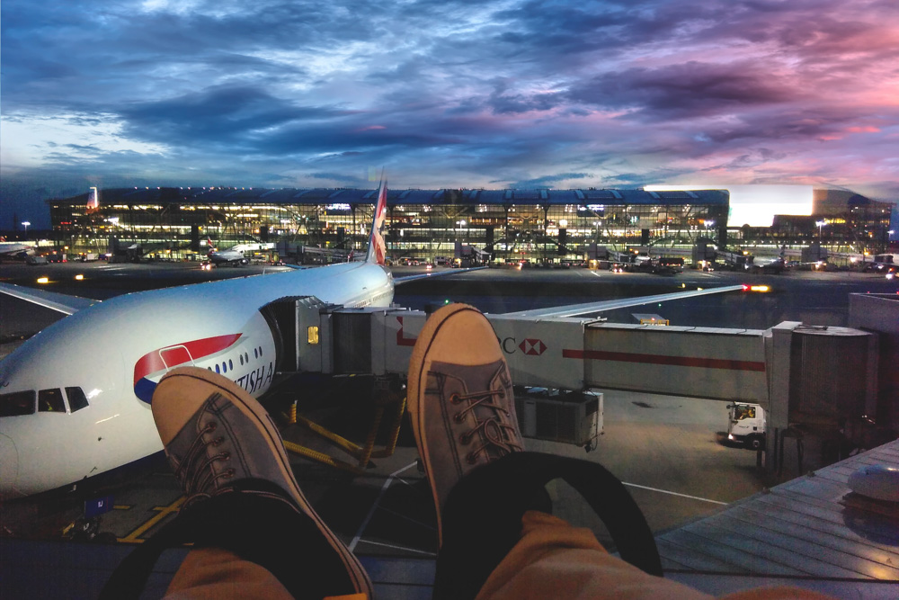 How to be better at sleeping in airports?